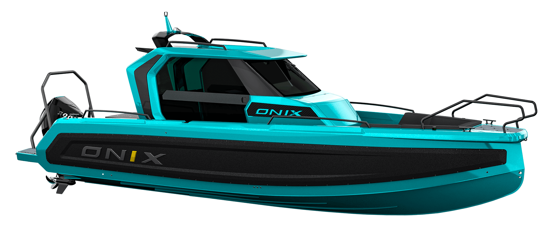 Конфгуратор для модели ONIX 850 CROSS CABIN Цвет корпуса - Бирюза